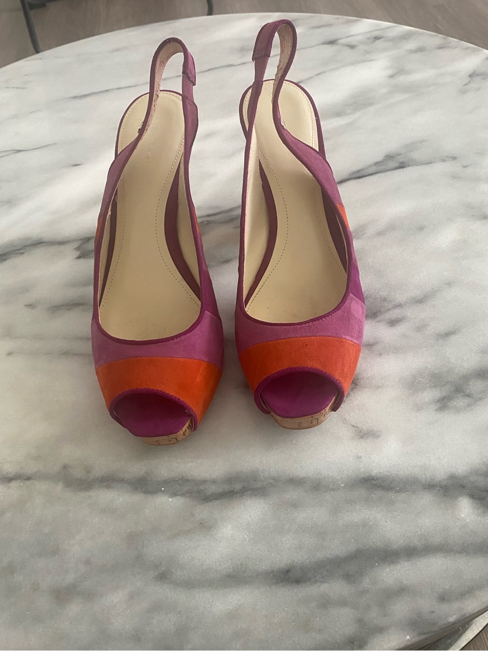 CALVIN KLEIN GRACIE KID SUEDE SHOES